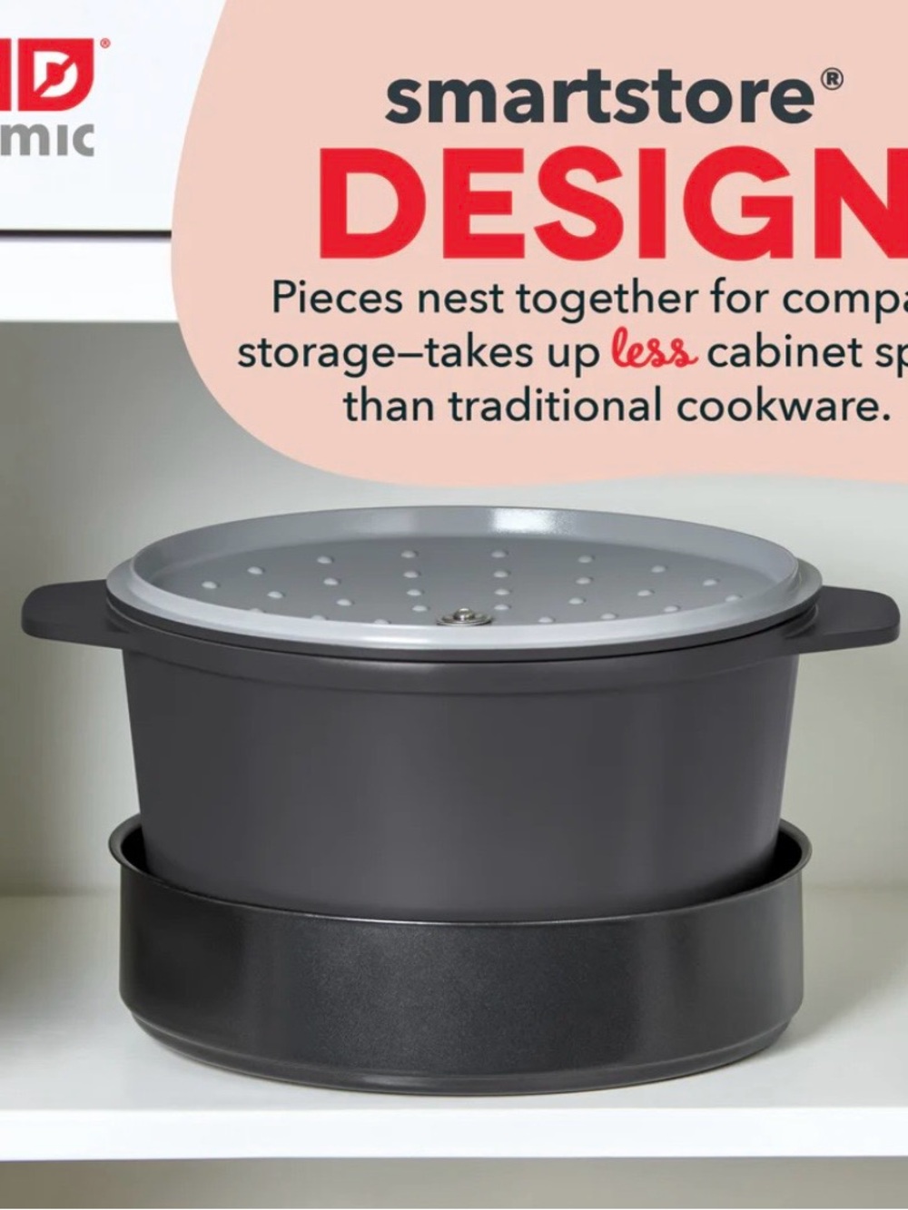 DASH
SMARTSTORE™ 5.8QT MULTIPOT + STEAMER SET - Picture 4 of 7